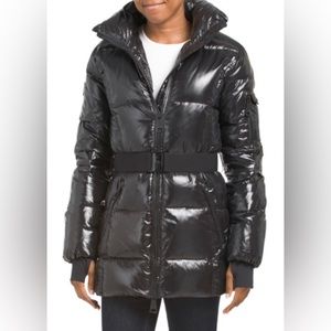 SAM. Soho Belted Down Mid-Length Puffer Jacket